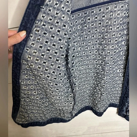 Chico’s Short Jean Jacket, Size 0 (6/8) - Picture 7 of 10